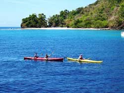 kayaking in Gulf of Chiriqui National Marine Park - photo by R. Mager